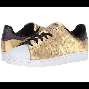 Adidas Superstar Metallic Gold Size 9